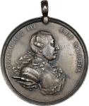 Undated (ca. 1776-1814) George III Indian Peace Medal. Struck Solid Silver. Third Size. Adams 9.1 (O