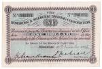 1895年香港上海汇丰银行1元，编号241271，与前一枚设计相似，右下Jackson机印署名，PMG 35，极高评分之原装票，颜色鲜明，品相万中无一，可遇不可求