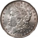 1892 Morgan Silver Dollar. MS-61 (NGC).
