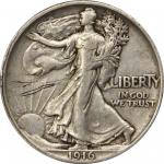 1916 Pattern Walking Liberty Half Dollar. Judd-1992/1797, Pollock-2053. Rarity-7-. Proof. VF Details