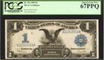 Fr. 236. 1899 $1 Silver Certificate. PCGS Currency Superb Gem New 67 PPQ.