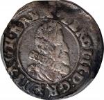 BOHEMIA. 3 Kreuzer, 1625. Prague Mint. Ferdinand II. PCGS Genuine--Environmental Damage, VF Details.
