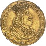 POLOGNE - POLANDJean II Casimir Vasa (1649-1668). 3 ducats ND (1650-1658) GR, Gdansk (Dantzig). NGC 