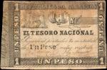 PARAGUAY. Republica del Paraguay. 1 Peso, ND. P-11. Fine.