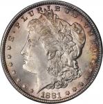 1881 Morgan Silver Dollar. MS-65+ (PCGS).