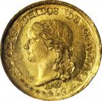 COLOMBIA. 20 Pesos, 1875. Popayan Mint. NGC MS-66.