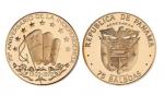1978年巴拿马独立七十五周年纪念75巴波亚金币