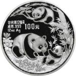 1991年熊猫纪念银币12盎司 NGC PF 69 China (Peoples Republic), silver proof 100 yuan (12 oz) Panda, 1991, NGC P