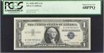 Lot of (2) Fr. 1620 & 1621. 1957A-57B $1 Silver Certificates. PCGS Currency Gem New 66 PPQ & Superb 