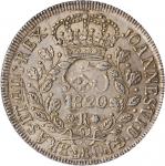 BRAZIL. Brazil - British Honduras - Mexico. 960 Reis, 1820-R. Rio de Janeiro Mint. NGC AU-58.