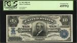 Fr. 304. 1908 $10 Silver Certificate. PCGS Currency Extremely Fine 45 PPQ.