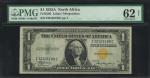 Fr. 2306. 1935A $1  North Africa Emergency Note. PMG Uncirculated 62 Net. PVC.