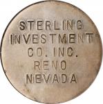 1933 Nevada Dollar. Silver. 38 mm. HK-821. Rarity-6. AU-55 (NGC).