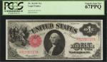 Fr. 36. 1917 $1 Legal Tender Note. PCGS Currency Superb Gem New 67 PPQ.