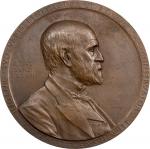 1900 Abram Stevens Hewitt 78th Birthday Medal. Paris Mint. By Louis-Oscar Roty, published by Tiffany