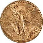 MEXICO. 50 Pesos, 1945. Mexico City Mint. PCGS MS-65.