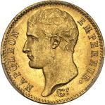 FRANCE - FRANCEPremier Empire / Napoléon Ier (1804-1814). 20 francs type transitoire, grosse tête 18