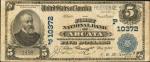 Arcata, California. $5 1902 Plain Back. Fr. 603. The First NB. Charter #10372. Very Fine.