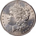 1898-S Morgan Silver Dollar. MS-62 (NGC).