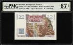 FRANCE. Banque de France. 50 Francs, 1946. P-127a. PMG Superb Gem Uncirculated 67 EPQ.