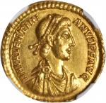 VALENTINIAN II, A.D. 375-392. AV Solidus (4.50 gms), Treveri Mint, ca. A.D. 388-392.