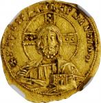 BASIL II BULGAROKTONOS WITH CONSTANTINE VIII, 976-1025. AV Histamenon Nomisma, Constantinople Mint, 