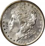 1885-O Morgan Silver Dollar. MS-64 (PCGS). OGH--First Generation.