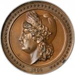 1892 Worlds Columbian Exposition. Liberty Head Dollar. Bronze. 35 mm. HK-220, Eglit-51A. Rarity-5. M