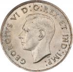 CANADA. 50 Cents, 1937. Ottawa Mint. George VI. PCGS MS-63.