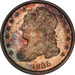1835 Capped Bust Dime. John Reich-4. Rarity-7 as a Proof. Proof-67 Cameo (PCGS).