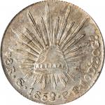 MEXICO. 8 Reales, 1852/42-Go PF. Guanajuato Mint. PCGS MS-62.
