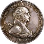1837 Martin Van Buren Indian Peace Medal. Silver. First Size. Julian IP-17, Prucha-44. Extremely Fin