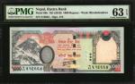 NEPAL. Rastra Bank. 1000 Rupees, ND (2010). P-68b. PMG Choice Uncirculated 63 EPQ.