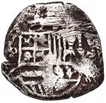 Potosi, Bolivia, cob 2 reales, (1649) O/Z, undotted O, rare, ex-Mastalir (Plate Coin).
