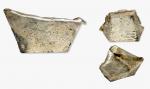 唐代银铤宰块一枚，GBCA 真品，1610066812，重825.9g