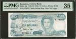 BAHAMAS. Lot of (3). The Central Bank of the Bahamas. 1/2, 3 & 10 Dollars, 1974 (ND 1984). P-42a*, 4