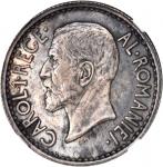 ROMANIA. 2 Lei Essai in Silver, 1914. Paris Mint. NGC PROOF-64.