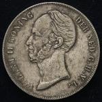 NETHERLANDS Kingdom 連合王国 2-1/2Gulden 1846   VF
