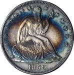1859 Liberty Seated Half Dollar. Proof-63 (PCGS).