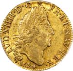FRANCE. Louis dOr, 1694-D. Lyon Mint. Louis XIV. PCGS AU-58.