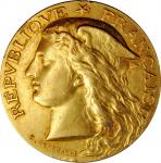 FRANCE. Arras Regional Agricultural Show Gold Award Medal, 1893. Paris Mint. CHOICE EXTREMELY FINE.