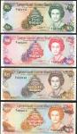 Cayman Islands Currency Board, complete set of 1991 issues, $5, $10, $25, $100, B/1 361731, 000251, 