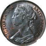 GREAT BRITAIN. Penny, 1879. London Mint. Victoria. NGC MS-63 Brown.