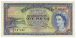 BANKNOTES. MISCELLANEOUS. Bermuda, Government: £1, 1 May 1957, Hamilton, serial no.RI 537924, blue a