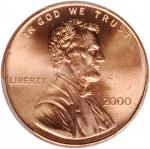 Lot of (10) 2000 Lincoln Cents. "Cheerios." MS-66 RD (PCGS).