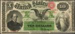 Friedberg 196a. 1863 $10  Interest Bearing Note. PMG Very Fine 30.