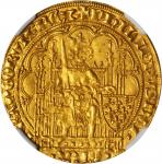 FRANCE. Ecu dOr, ND (1337). Philippe VI de Valois (1328-50). NGC MS-64.