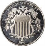 1873 Shield Nickel. Close 3. Proof-66 Cameo (PCGS). CAC.