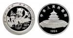 1994年中国人民银行发行熊猫纪念银币