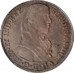 PERU. Silver Proclamation Medal, 1808. Ferdinand VII. PCGS MS-61.